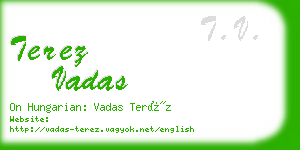 terez vadas business card